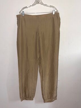 Michael Kors Women's 100% Silk Jogger Pants Size 12